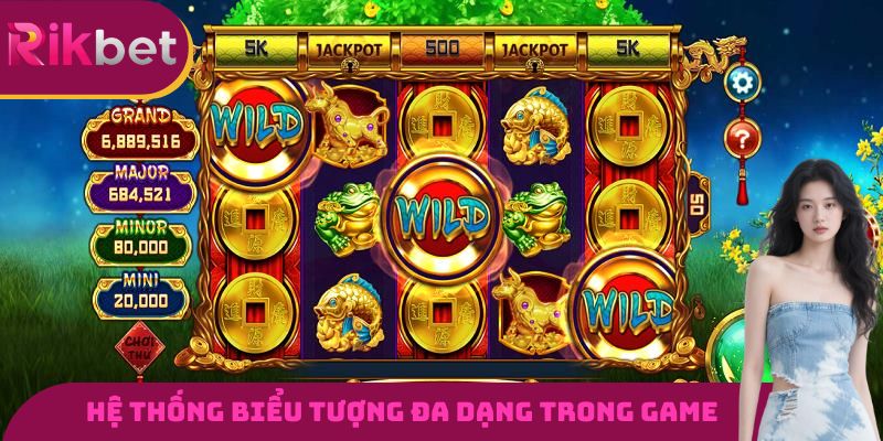 Hệ thống biểu tượng vô cùng đa dạng trong game cung hỷ phát tài