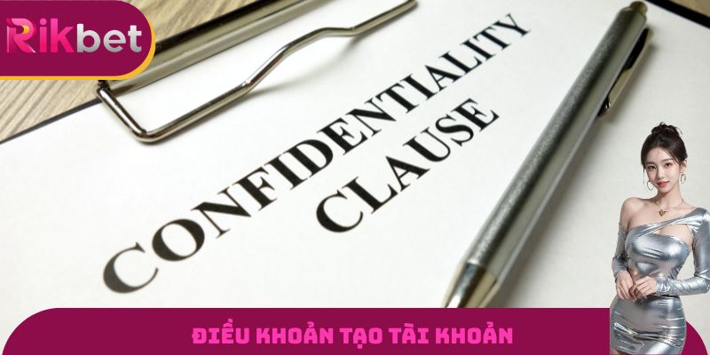 Điều khoản tạo tài khoản