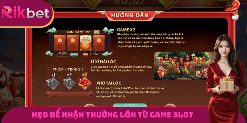 Mẹo để nhận thưởng lớn từ game slot