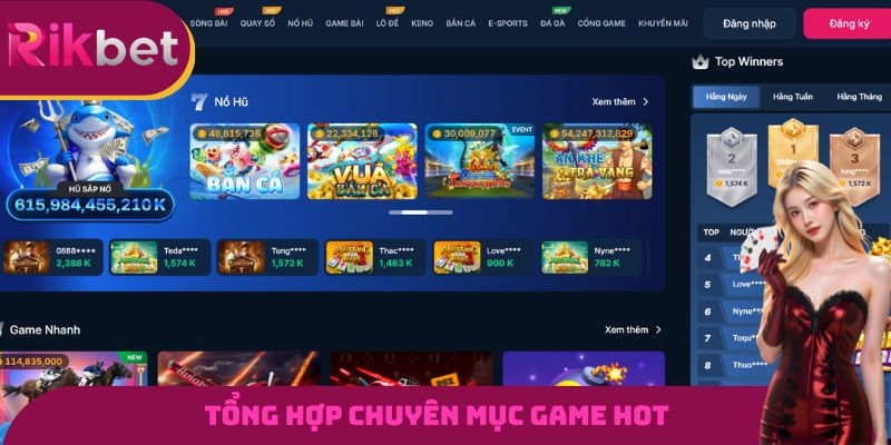 Tổng hợp chuyên mục game hot